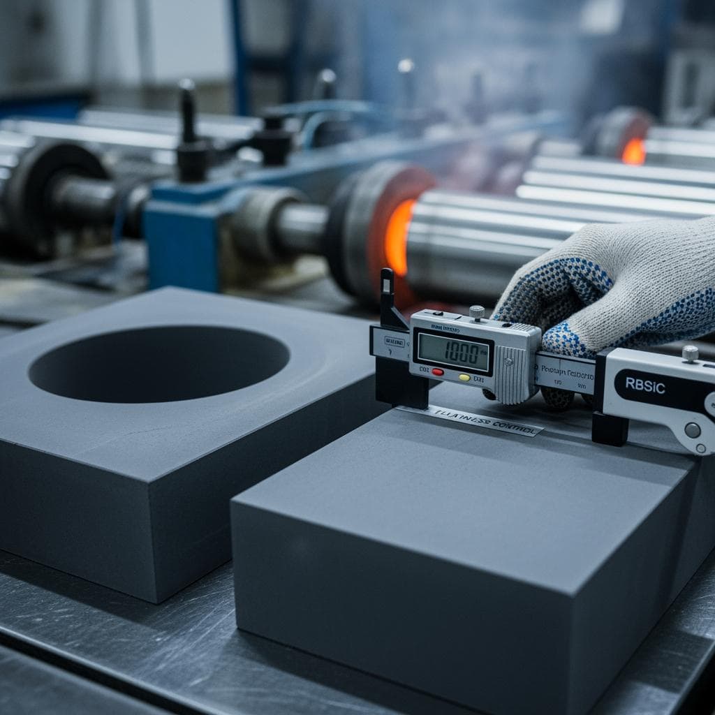 RBSiC 200 mm fırın donanımı çözümleri