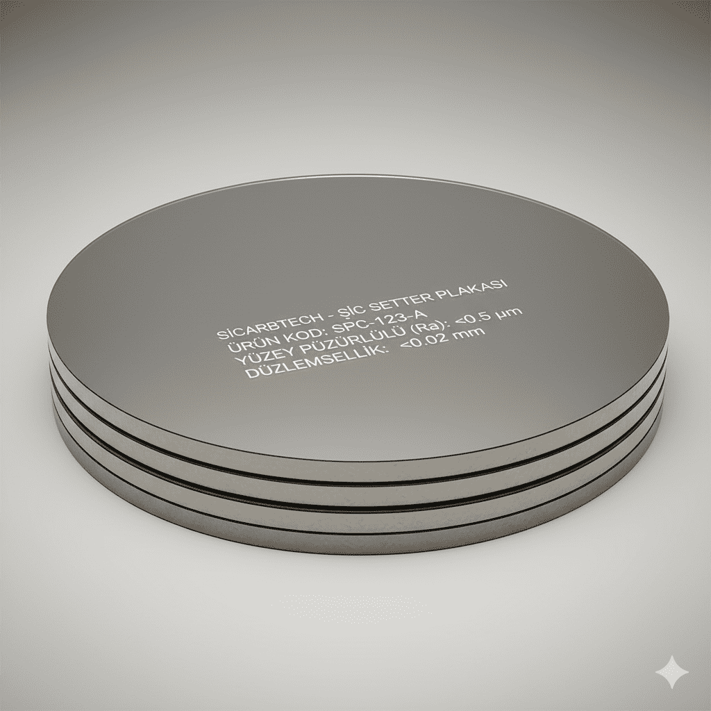 Gelişmiş Endüstriyel Fırınlar için Pürüzsüz Yüzeyli SiC Setter Yükseltmeleri