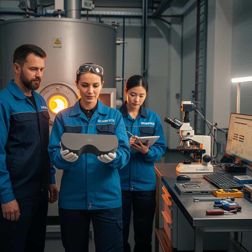 Türkiye’de yüksek sıcaklık endüstriyel uygulamalar için SiC fırın “saddle” destekleri