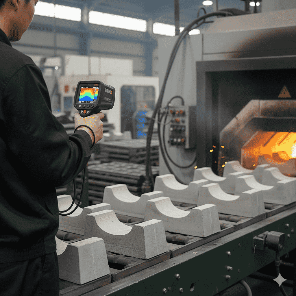 Türkiye’de yüksek sıcaklık endüstriyel uygulamalar için SiC fırın “saddle” destekleri