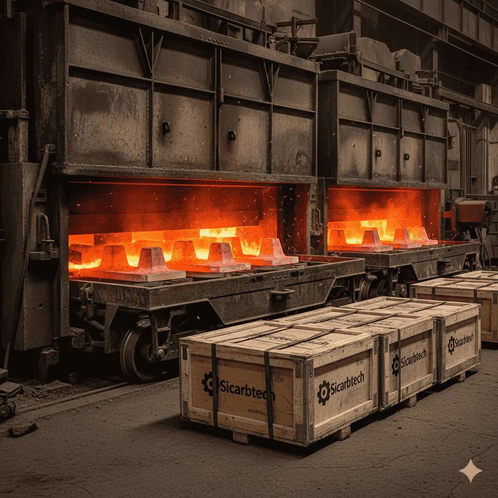 Türkiye’de yüksek sıcaklık endüstriyel uygulamalar için SiC fırın “saddle” destekleri