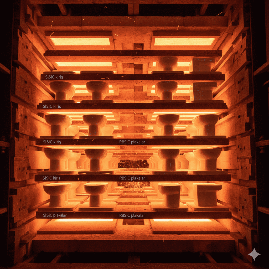 Yüksek Performanslı SiC Fırın Refrakter Taşıyıcıları ile Endüstriyel Pişirim Verimliliği